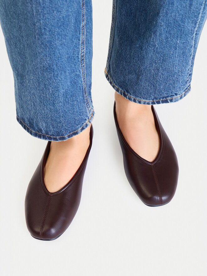 JENNY Ballerinas JENNY CEO-JD25-9-1 Dunkelrot
