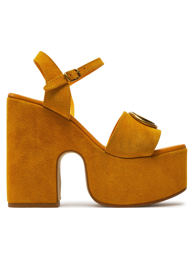 Guess Sandały Guess Clody FLJCLO SUE04 Żółty