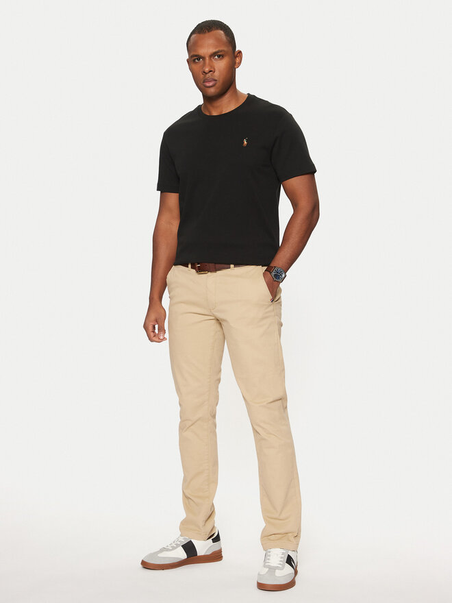 Polo Ralph Lauren Polo Ralph Lauren T-Shirt 710740727 Μαύρο Slim Fit