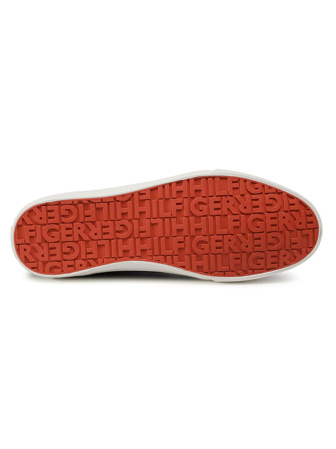 Tommy Hilfiger Αθλητικά Tommy Hilfiger Core Corporate Leather Vulc FM0FM02980 Σκούρο μπλε