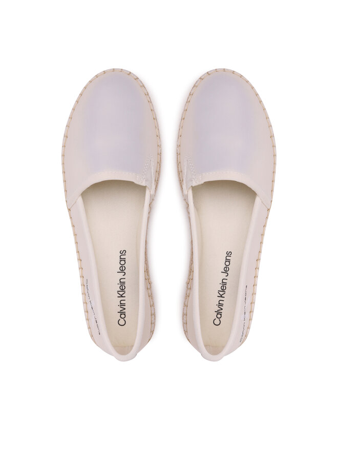 Calvin Klein Jeans Espadrilles Calvin Klein Jeans Espadrille Flatform Ny Pearl YW0YW01241 Écru