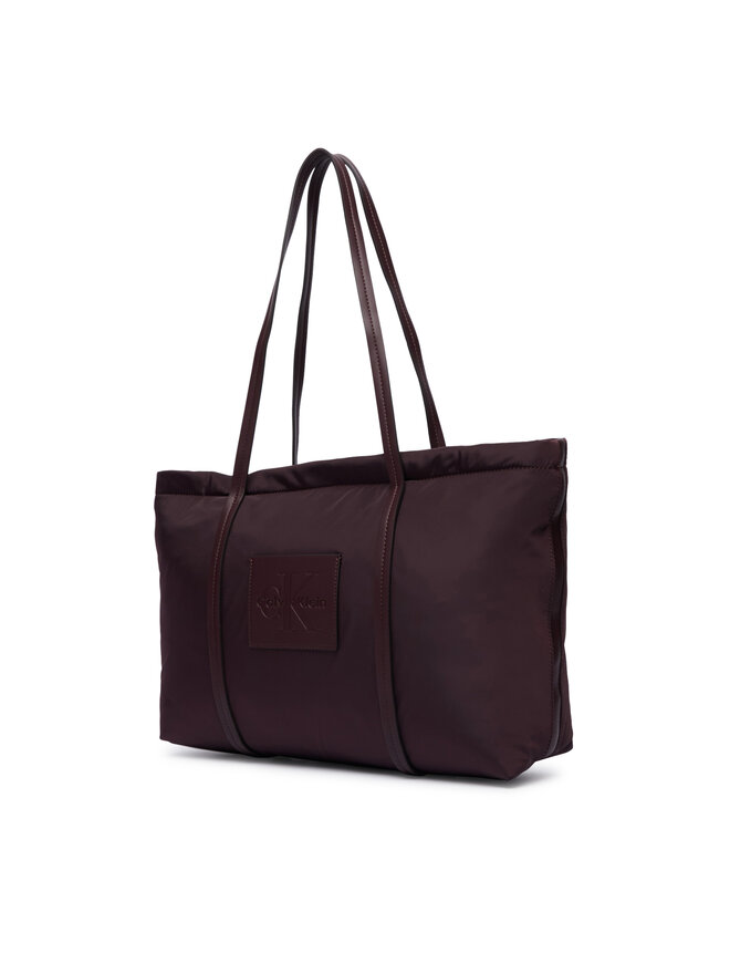 Calvin Klein Handtasche Calvin Klein Medium Tote LV04F3869G Dunkelrot