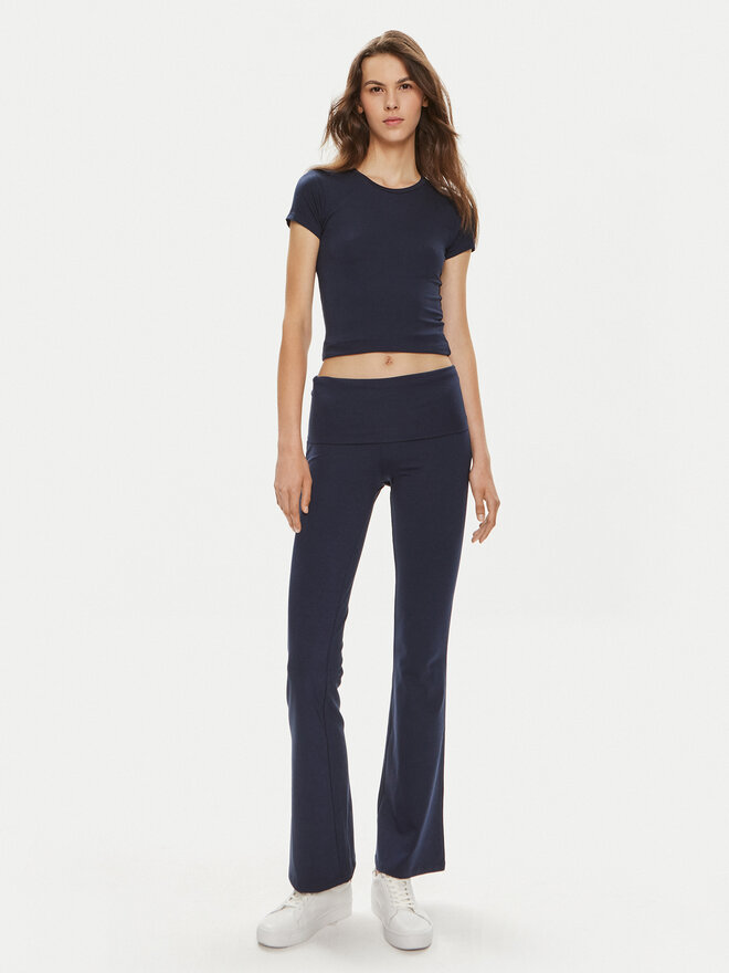 Gina Tricot Gina Tricot T-Shirt 21287 Σκούρο μπλε Slim Fit