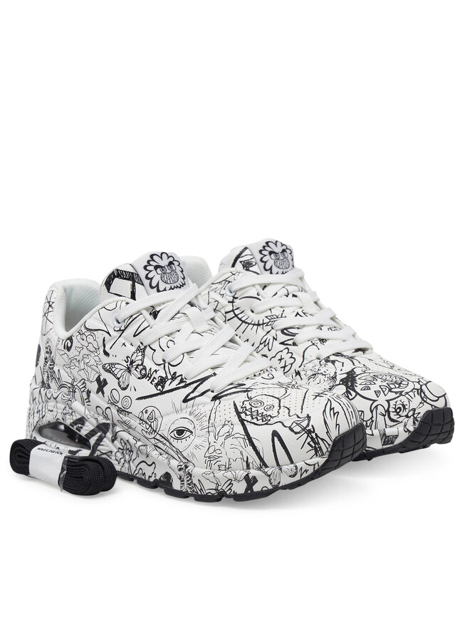 Skechers Αθλητικά Skechers 177972/WBK Λευκό