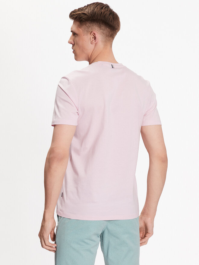 BOSS Boss Póló 50468395 Rózsaszín Slim Fit