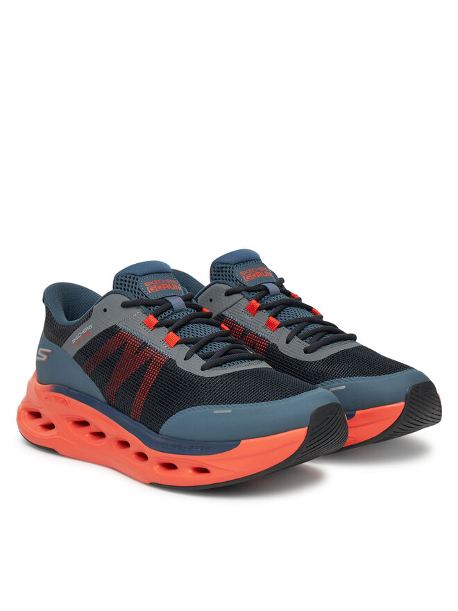 Skechers Buty do biegania Skechers Max Cushioning Glide-Step-Aberdeen 220422/NVOR Granatowy