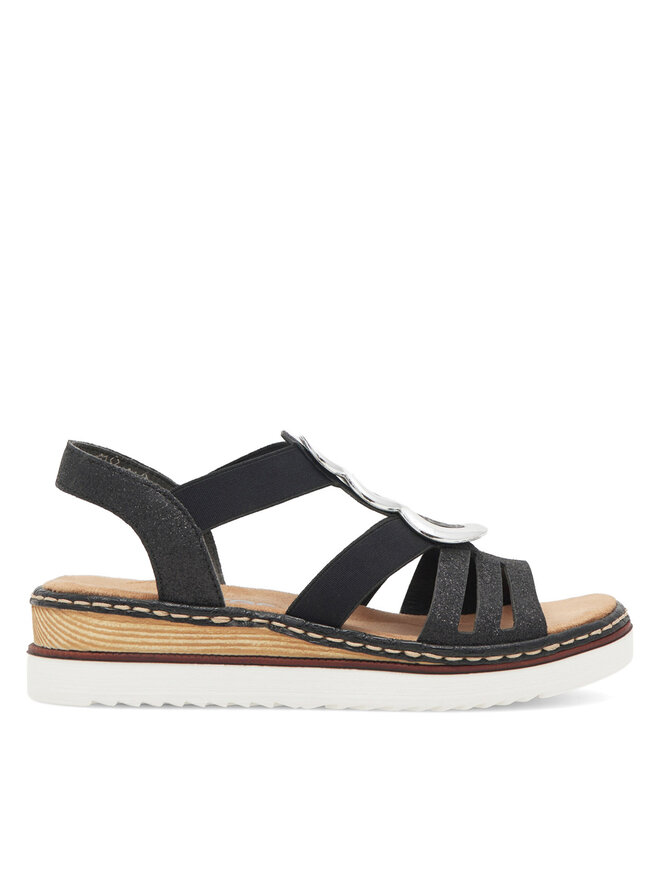 Rieker Sandalen Rieker 679L4-00 Schwarz