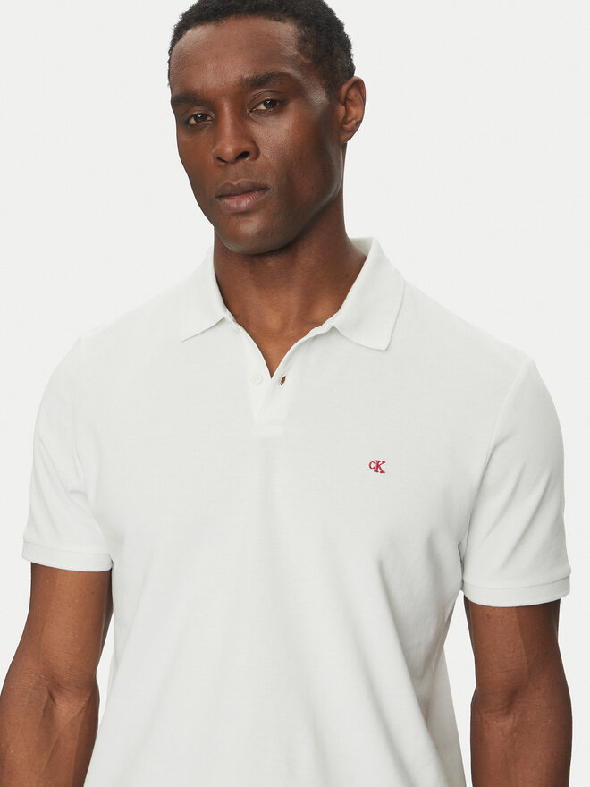 Calvin Klein Jeans Calvin Klein Jeans Poloshirt LV040EM269 Weiß Regular Fit