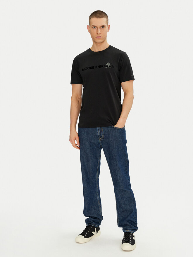 Moose Knuckles Moose Knuckles Футболка Conway M15MT760 Чорний Regular Fit