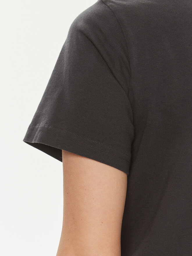 Wrangler Wrangler Póló 112350315 Fekete Regular Fit