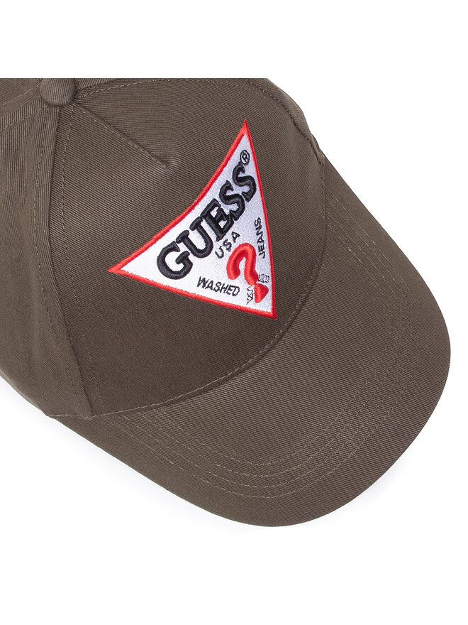 Guess Cap Guess Triangle Logo Cap M1RZ57 WBN60 Grün