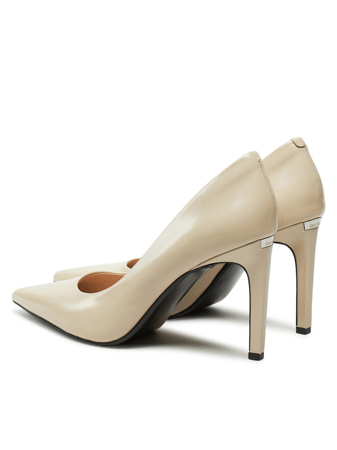 Calvin Klein Γόβες Calvin Klein Heel Pump 90 - Brush L HW0HW02263 Μπεζ