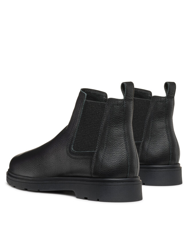 Geox Kotníková obuv s elastickým prvkem Geox U Spherica Ec1 U36D1C 00046 C9997 Černá