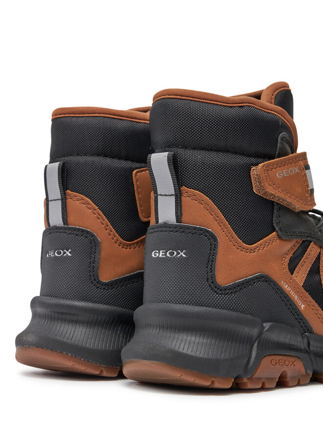 Geox Čižmy Geox J Flexyper Plus Boy J36LCD 0MEFU CR69B M Hnedá