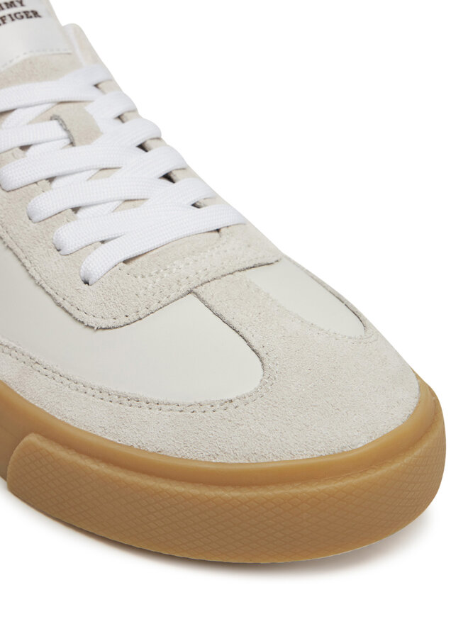 Tommy Hilfiger Sneakers Tommy Hilfiger Th Cupset Summer Lth FM0FM05487 Bianco