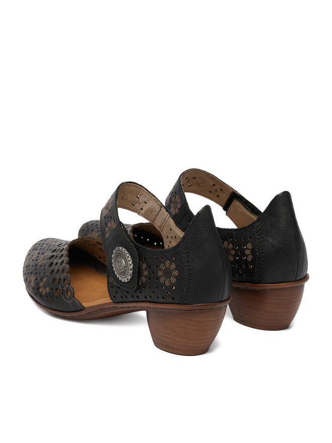 Rieker Halbschuhe Rieker 43753-00 Schwarz