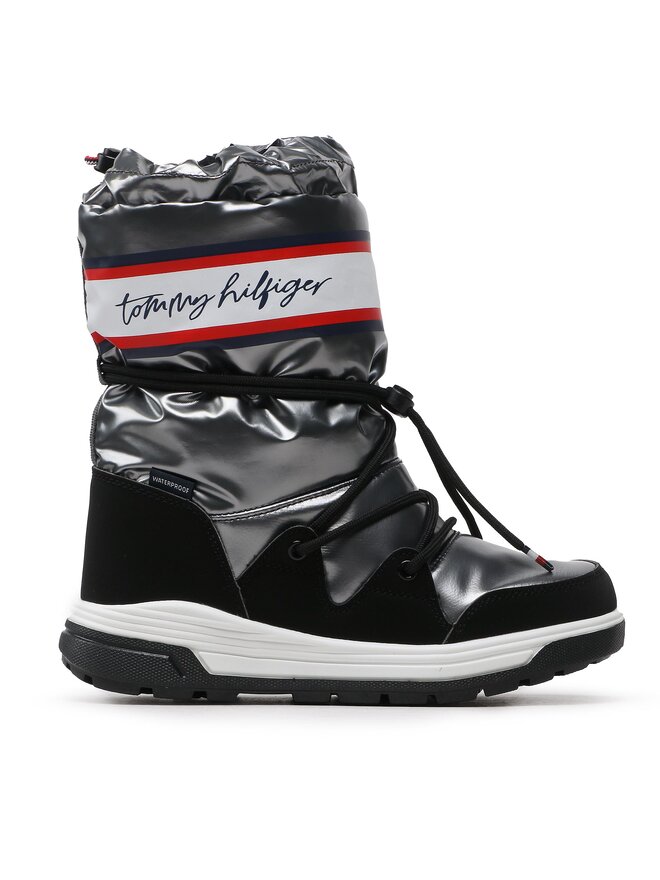 Tommy Hilfiger Stivali da neve Tommy Hilfiger Snow Boot T3A6-32436-1485 S Argento
