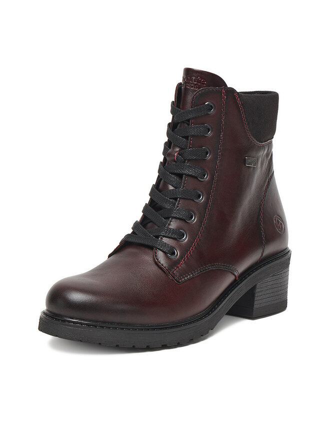 Remonte Schnürschuhe Remonte CEO-D1A70-35 Dunkelrot