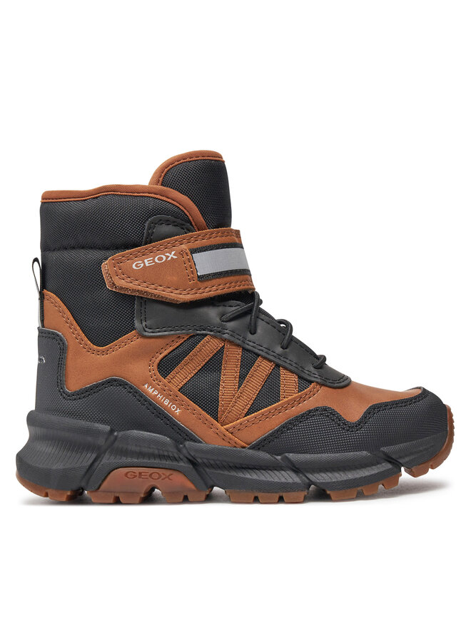 Geox Zimski škornji Geox J Flexyper Plus Boy J36LCD 0MEFU CR69B M Rjava