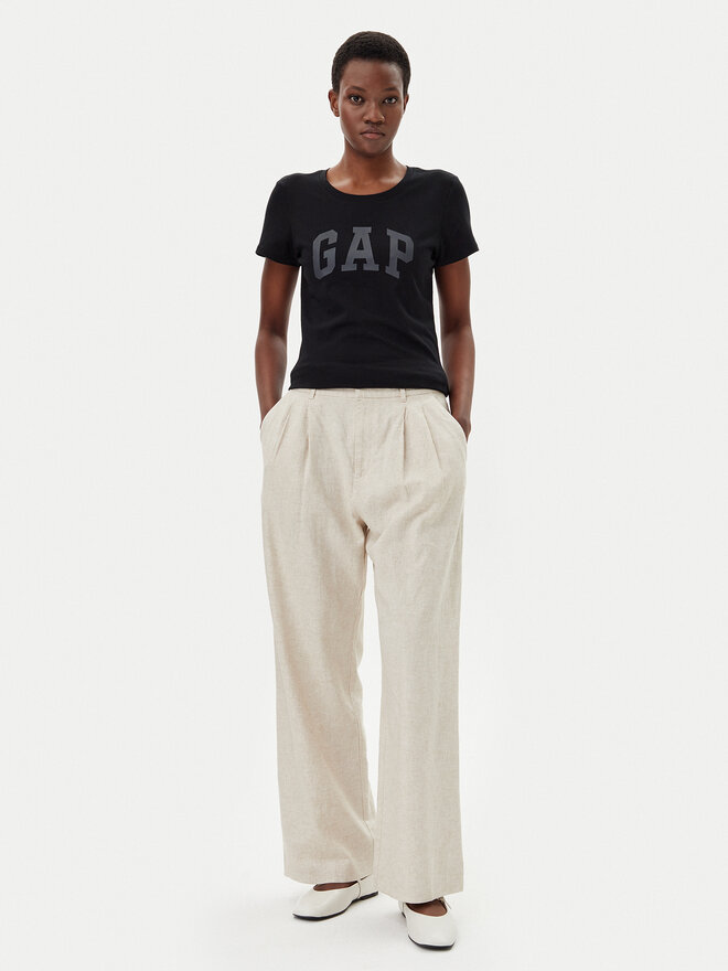 Gap Gap Marškinėliai 729555-06 Juoda Regular Fit
