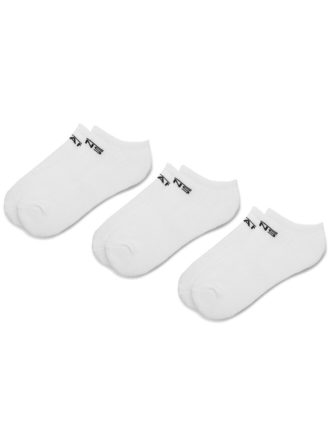 Vans Set di 3 paia di calzini corti unisex Vans Classic Kick VN000XSSWHT r.38,5/42 Bianco