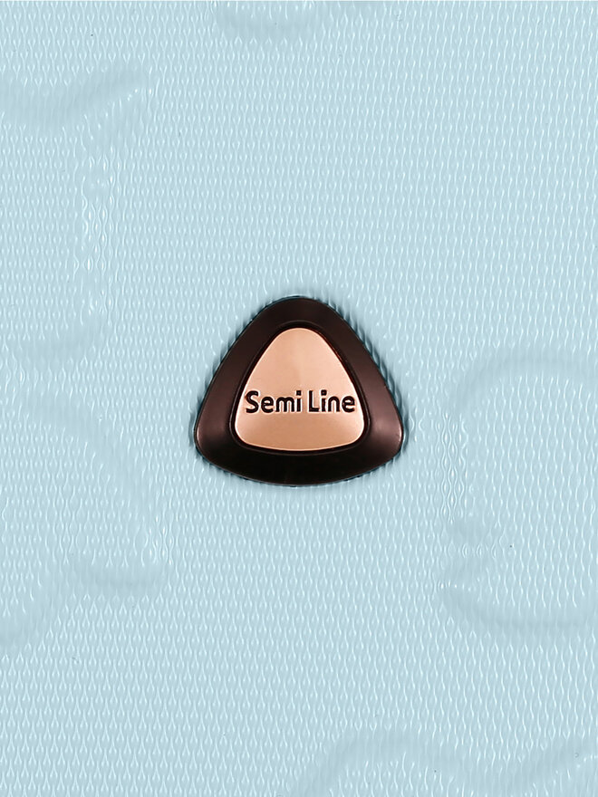 Semi Line Liels koferis Semi Line T5919-3 Gaiši zils