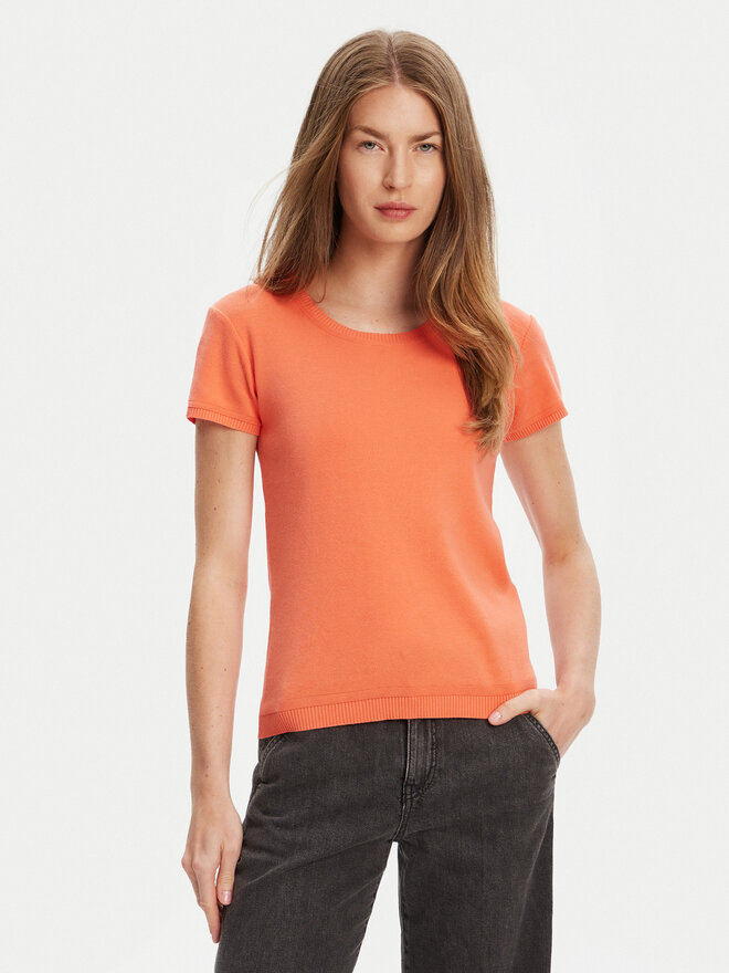 United Colors Of Benetton United Colors Of Benetton Póló 1091D1M10 Narancssárga Regular Fit