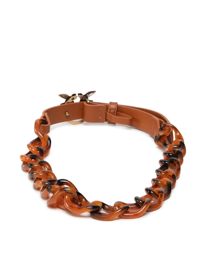 PINKO Cintura da donna Pinko Love Day Turtle Chain Belt H2 PE 22 PLT01 1H2113 Y85T Marrone