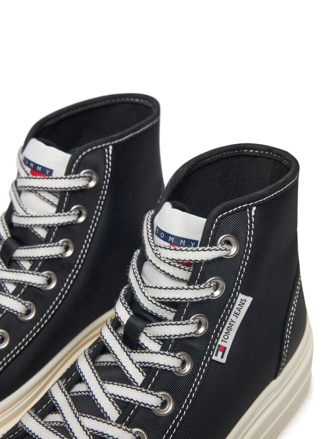 Tommy Jeans Sneakers Tommy Jeans Foxing EN0EN02704 Μαύρο
