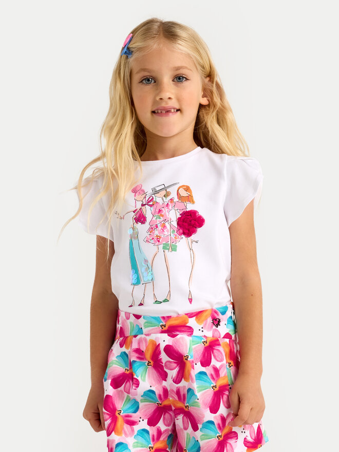 Mayoral Mayoral Camiseta 3004 Blanco Regular Fit