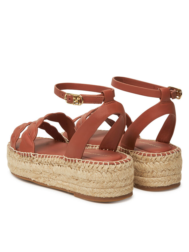 Tommy Hilfiger Espadrile Tommy Hilfiger FW0FW08496 Rjava