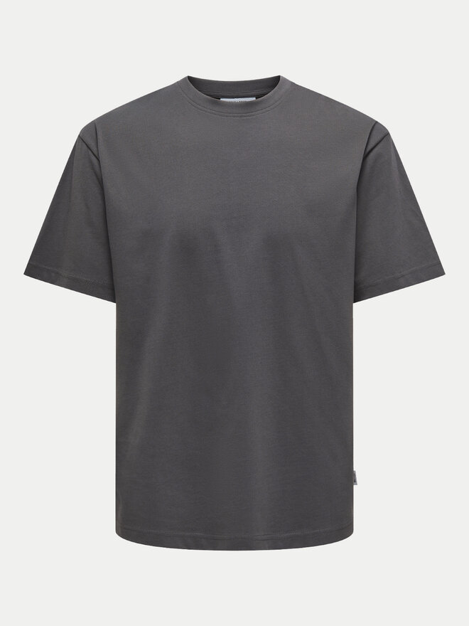Only & Sons Only & Sons Marškinėliai Fred 22022532 Pilka Relaxed Fit