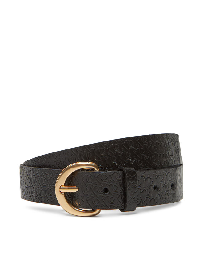 Calvin Klein Ζώνη Γυναικεία Calvin Klein Classic Buckle Aop 30Mm LV04K7019G Μαύρο