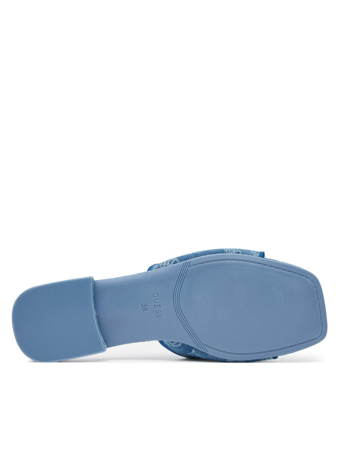 Guess Klapki Guess FLJTSE DEN19 Niebieski