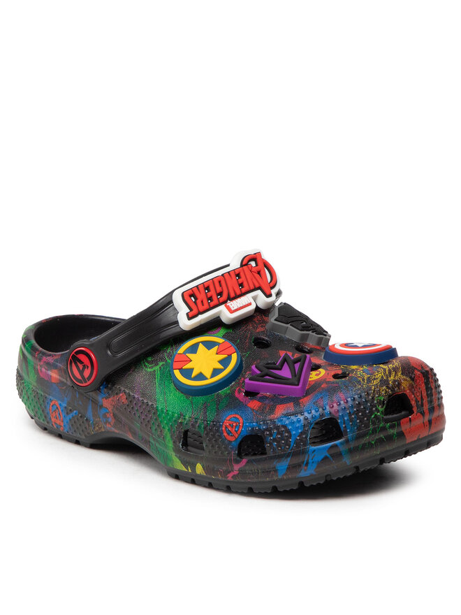 Pantoletten Crocs Classic Marvel Avengers Clog 207721 001 Schwarz de.eschuhe.ch