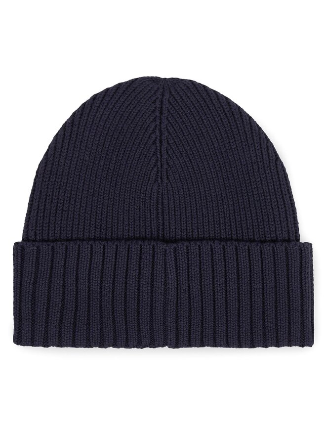 Tommy Hilfiger Čiapka Tommy Hilfiger Monotype Beanie AM0AM11737 Tmavomodrá