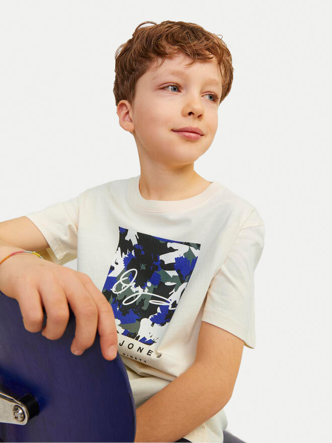 Jack&Jones Junior Jack&Jones Junior Marškinėliai Joraruba 12257133 Écru Standard Fit