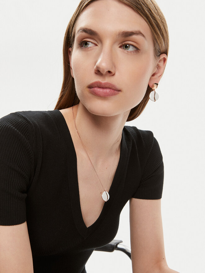 Skagen Collar Skagen SKJ1813791 Baño de oro rosa