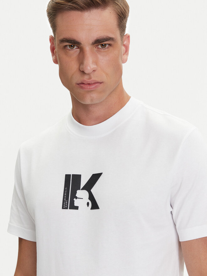 Karl Lagerfeld Jeans Karl Lagerfeld Jeans Camiseta A3M17057 Blanco Regular Fit