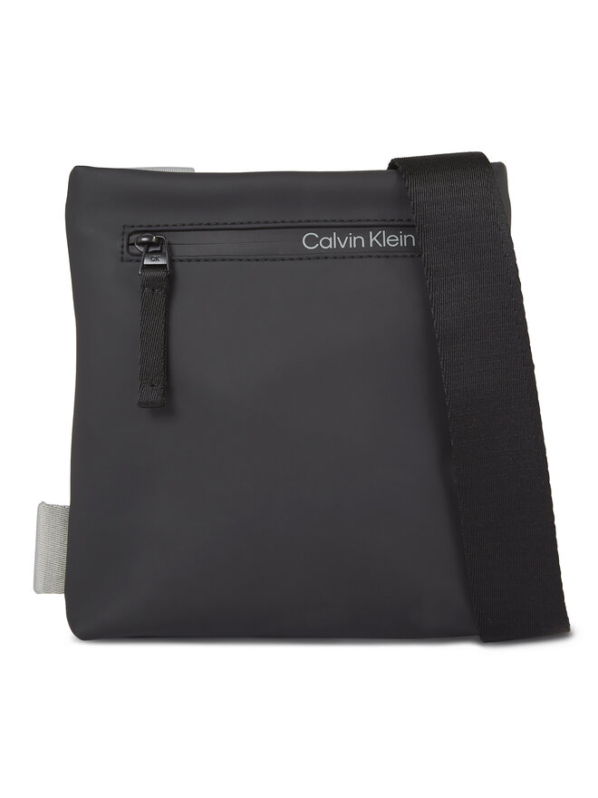 Calvin Klein Τσαντάκι Calvin Klein Rubberized Conv Flatpack S K50K510795 Μαύρο