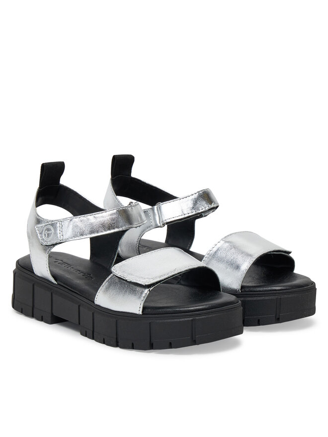 Tamaris Sandały Tamaris 1-28209-44 Srebrny
