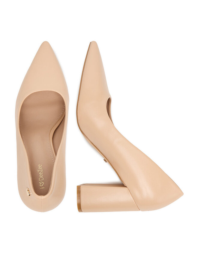 DeeZee Pumps DeeZee KB-008 Beige