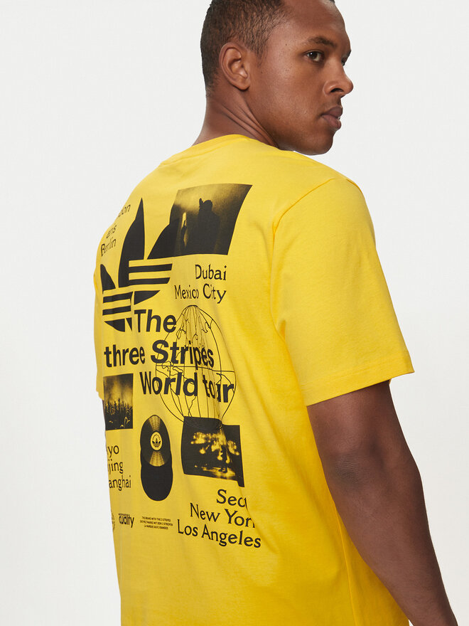 adidas adidas Camiseta BT IS0183 Amarillo Regular Fit