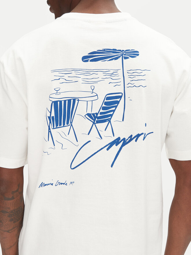 Only & Sons Only & Sons Футболка Milo 22034452 Білий Relaxed Fit
