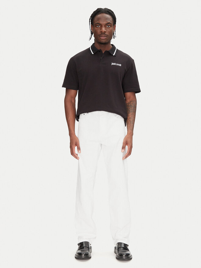 Just Cavalli Just Cavalli Poloshirt 78OAGT15 Schwarz Regular Fit