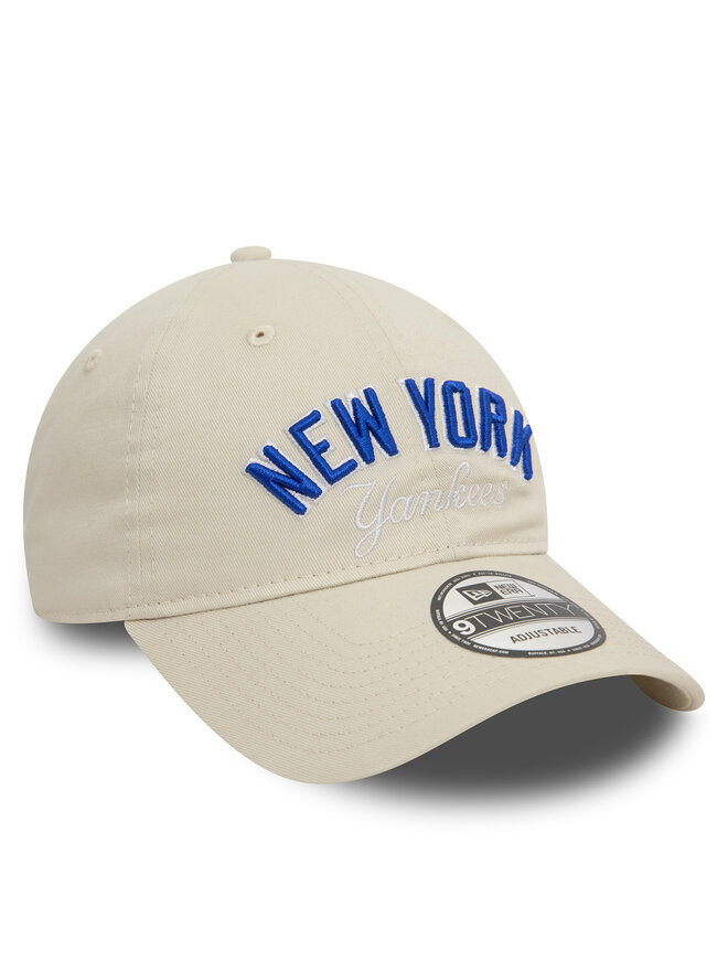 New Era Бейсболка New Era Mlb Wordmark 920 Nyy 60503495 Бежевий