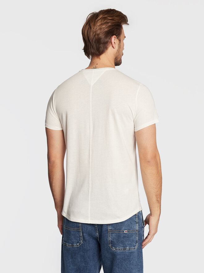 Tommy Jeans Tommy Jeans T-Shirt Jaspe DM0DM09586 Λευκό Slim Fit