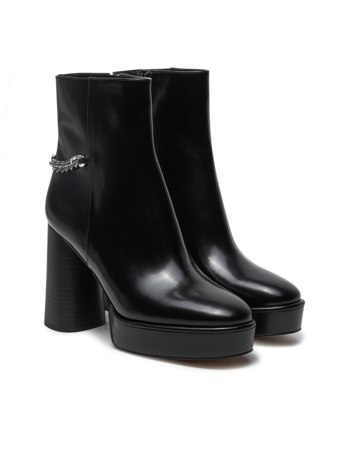 MICHAEL Michael Kors Aulinukai MICHAEL Michael Kors Carlisle Leather Platform Boot 40F4CLME1L Juoda
