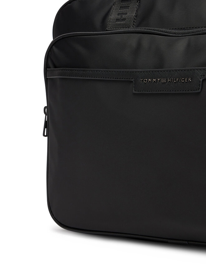 Tommy Hilfiger Laptoptasche Tommy Hilfiger Th Repreve Computer Bag AM0AM13466 Schwarz