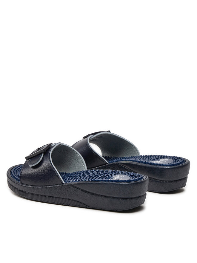 Scholl Pantoletten Scholl New Massage F20054 1040 410 Dunkelblau